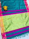Rose 2 Paithani By Psw Cotton Silk Designer Sarees Wholesale Shop In Surat